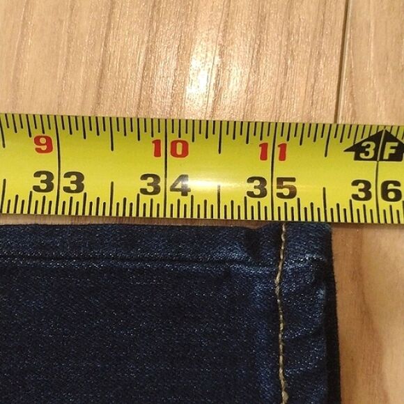 Levi's 711 Skinny Dark Denim 5 Pocket Jeans Size 14 Regular - Picture 11 of 12